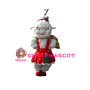 Red Dress Sheep Mascot Costume
