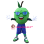Happy Apple Mascot Costume