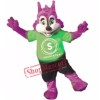 Cute Sport Squirrel Mascot Costume