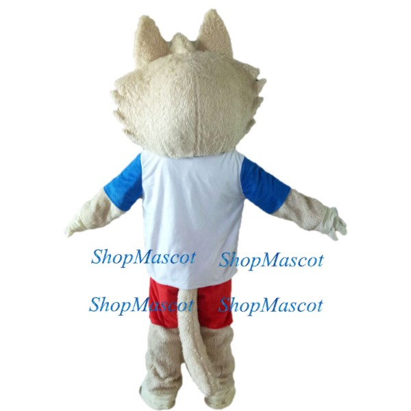 Zabivaka Russia World Cup Wolf Mascot Costume