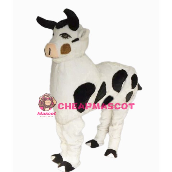 Two People Cow Mascot Costume