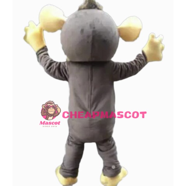 Lovely Gray Monkey Mascot Costume