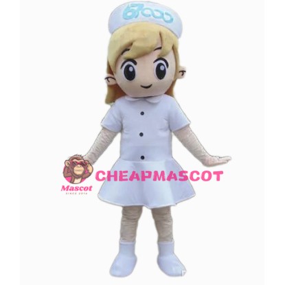 Pretty Girl Nurse Mascot Costume