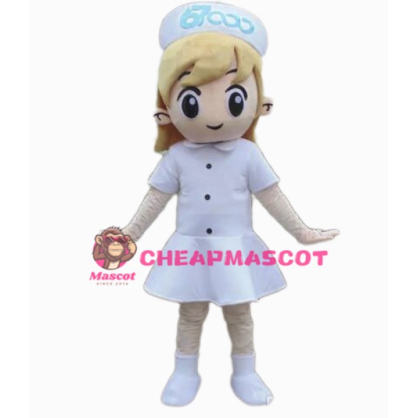 Pretty Girl Nurse Mascot Costume
