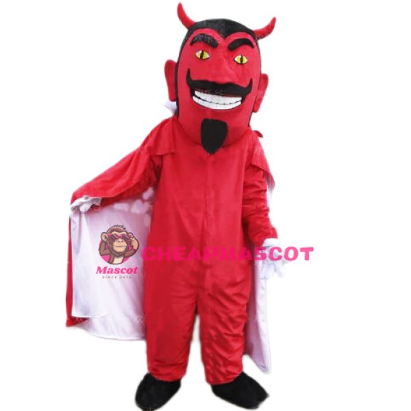 Red  Lightweight Devil Mascot Costume