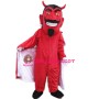 Red  Lightweight Devil Mascot Costume