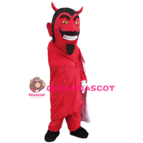 Red  Lightweight Devil Mascot Costume