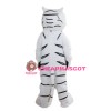 Fierce White Tiger Mascot Costume