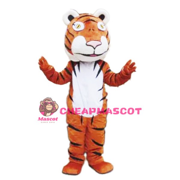 Cute Lightweight Tiger Mascot Costume