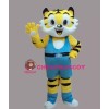 New Style Yellow Tiger Mascot Costume