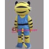 New Style Yellow Tiger Mascot Costume