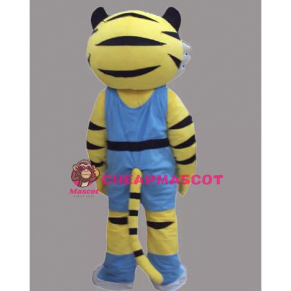 New Style Yellow Tiger Mascot Costume