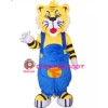 Cute Cartoon Tiger Mascot Costume