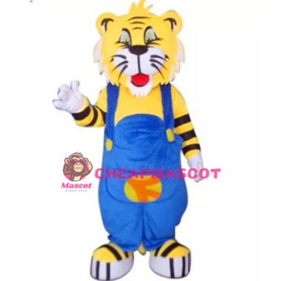 Cute Cartoon Tiger Mascot Costume
