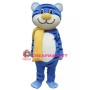 Blue Tiger Mascot Costume