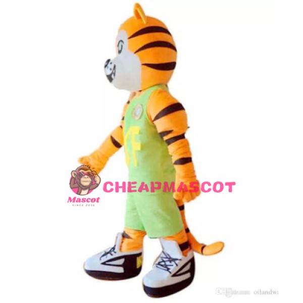Sport Cartoon Tiger Mascot Costume