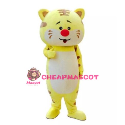 Cute King Tiger Mascot Costume