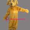 Yellow Lightweight Dog Mascot Costume