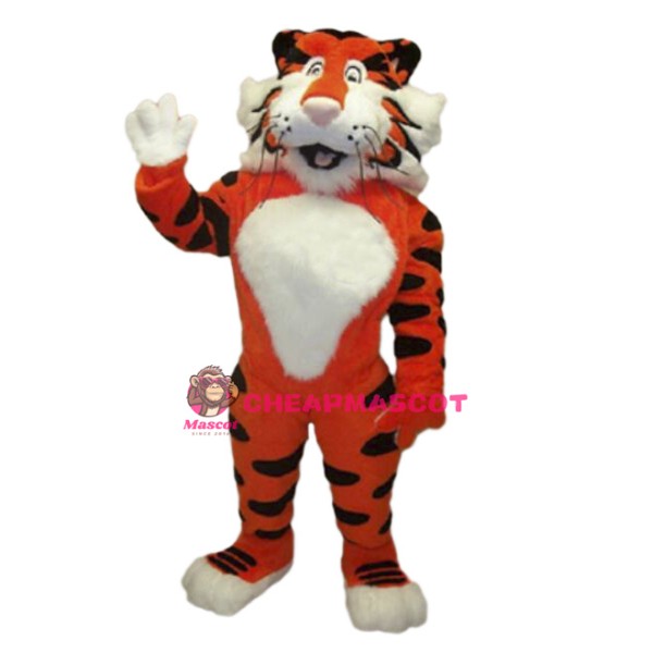 Friendly Lightweight Tiger Mascot Costume