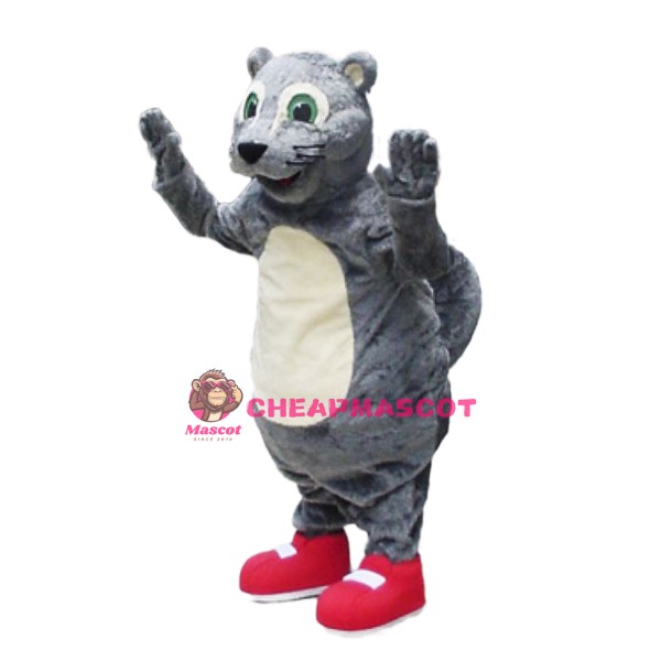 Happy Lightweight Squirrel Mascot Costume