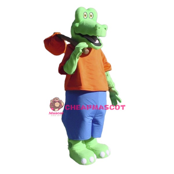 Cute Lightweight Alligator Mascot Costume
