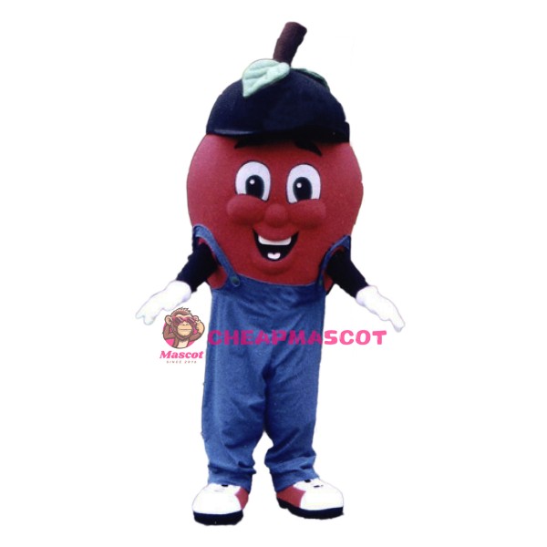 Red Apple Mascot Costume
