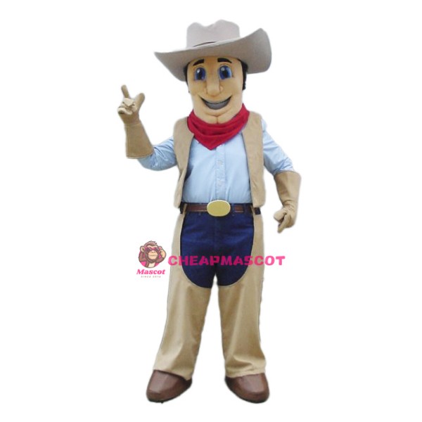 Cowboy Mascot Costume