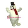 Happy Lightweight Snowman Mascot Costume
