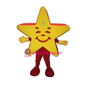Smiling Lightweight Star Mascot Costume