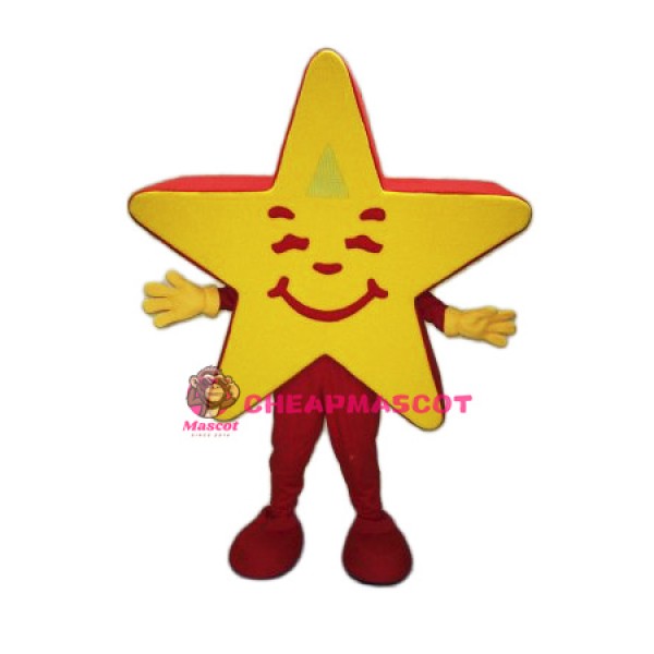 Smiling Lightweight Star Mascot Costume