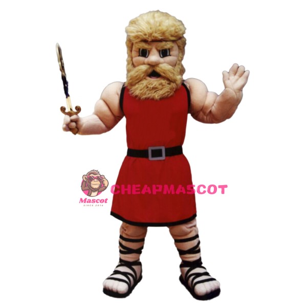 Power Muscle Man Mascot Costume