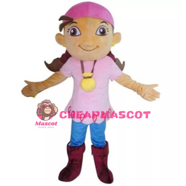 Pirate Izzy Mascot Costume