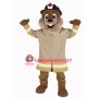 Fire Protection Beaver Mascot Costume