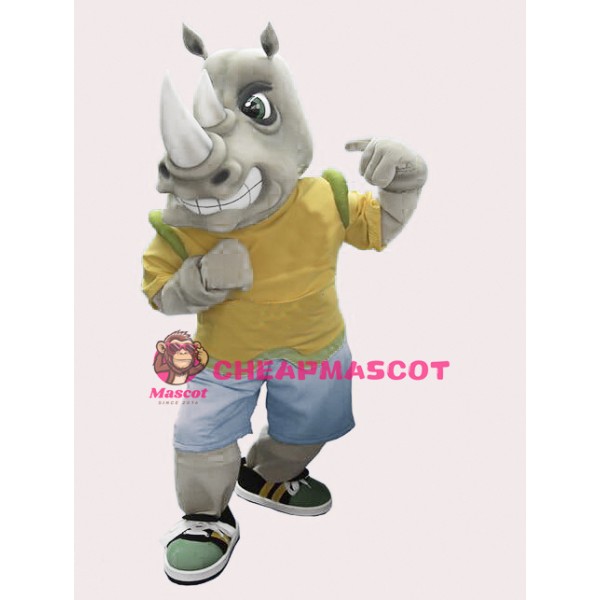 Rhinoceros Mascot Costume