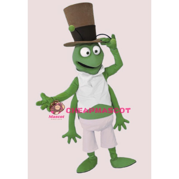 Happy Lightweight Grasshopper Mascot Costume