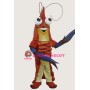 Happy Lightweight Prawn Mascot Costume