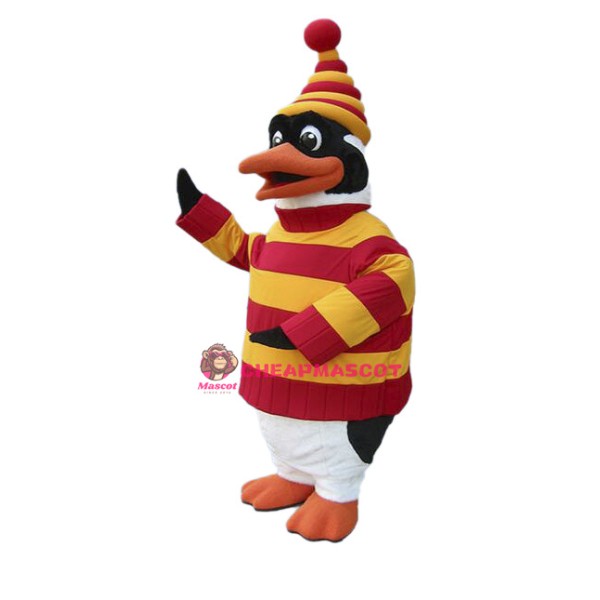 Christmas Penguin Mascot Costume