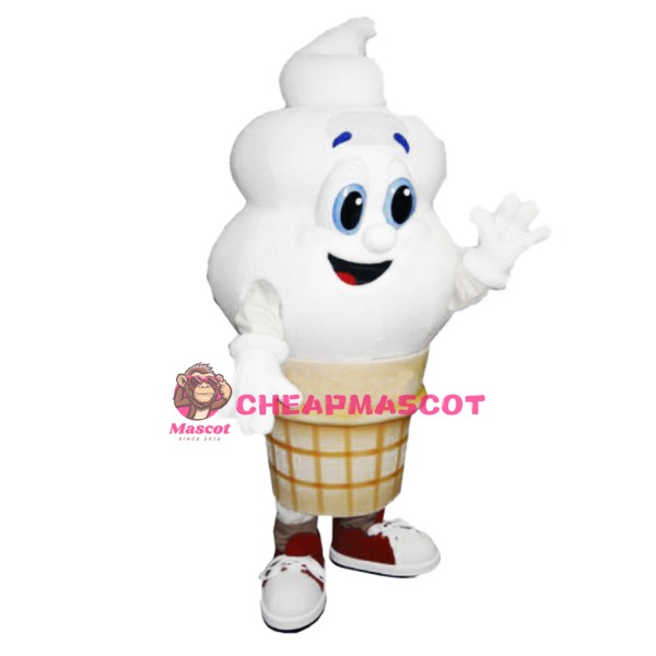 Happy Lightweight Ice Cream Mascot Costume