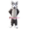 Gray Husky Dog Mascot Costume