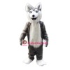 Gray Husky Dog Mascot Costume