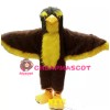 Brown Eagle Mascot Costume