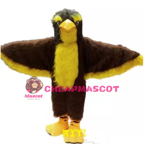 Brown Eagle Mascot Costume
