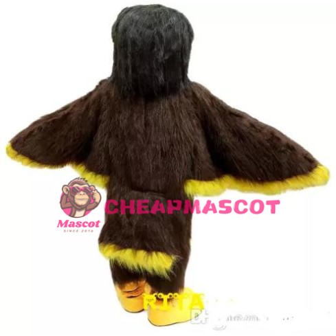 Brown Eagle Mascot Costume