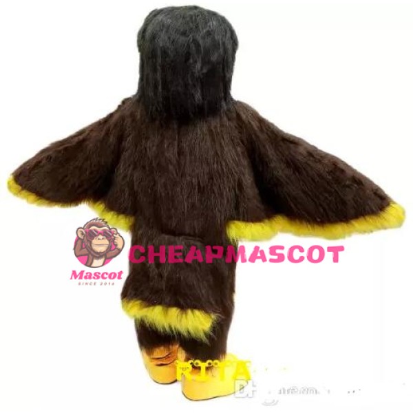 Brown Eagle Mascot Costume