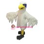 White Lightweight Hawk Mascot Costume