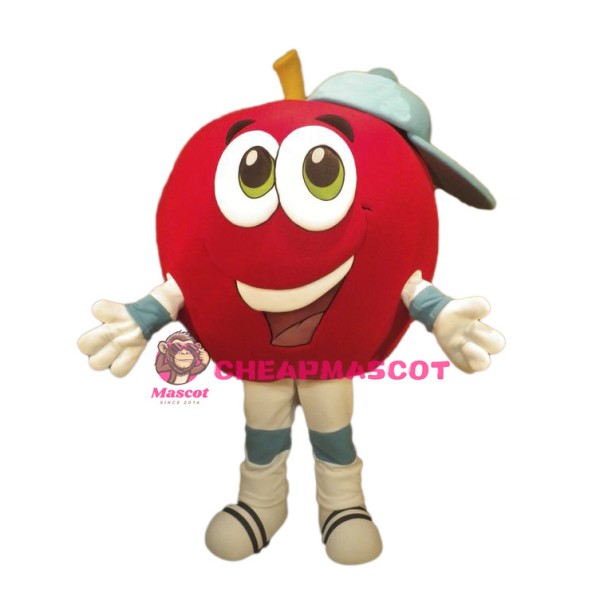 Happy Lightweight Apple Mascot Costume