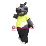 Happy Lightweight Rhino Mascot Costume