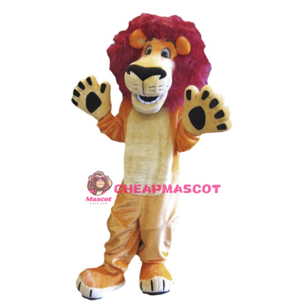 Friendly Lightweight Animal Lion Mascot Costume