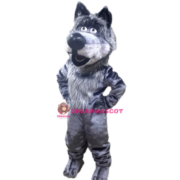 Friendly Animal Wolf Mascot Costume