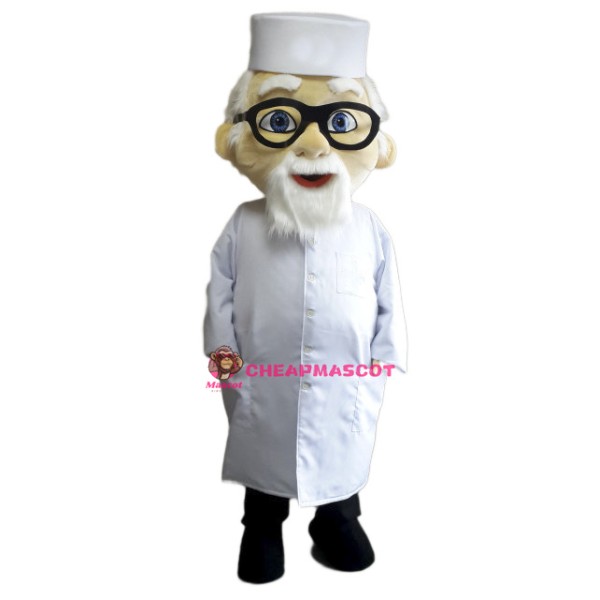 Old Doctor Mascot Costume